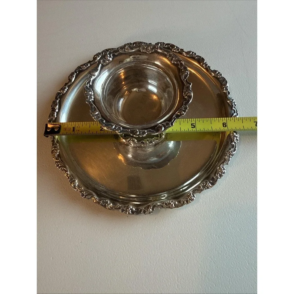Antique Howard & Co NY 1898 Sterling 925 Bonbon Candy Nut Dish 6.25